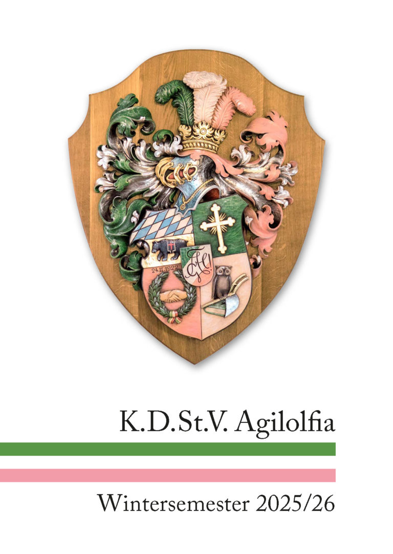 Semesterprogramm Agilolfia Wintersemester 25-26